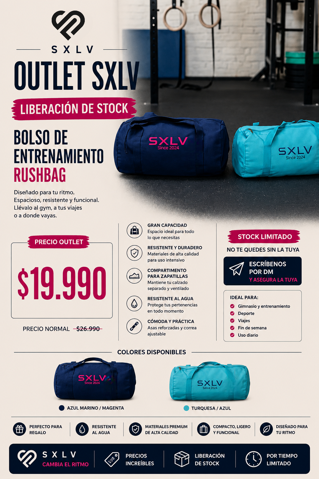 Bolso de entrenamiento Rushbag